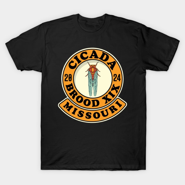 Cicada Brood XIX Missouri T-Shirt by Huhnerdieb Apparel